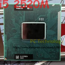 정품 인텔 코어 CPU I5-2520M 2 50GHz 3MB 듀얼 코어 SR048 I5 2520M FCPGA988 노트북 프로세서, 한개옵션0