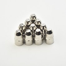 플라즈마 절단기 프라즈마 10 세트 p80 절단 토치 60a 80a 100a p80 cnc 기계 노즐 팁 절단 용접기용 전극 키트, 1 3mm