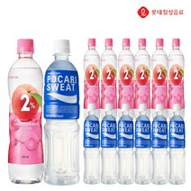 2% 복숭아 500ml + 포카리스웨트 500ml x (각 6개) 총 12개