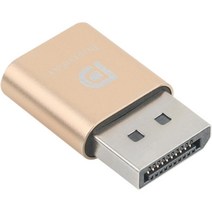 NETmate 넷메이트 NM-RDP02 DP 더미 플러그 디스플레이�j 변환젠더/기타-기타 변환젠더, 선택없음
