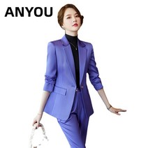 ANYOU 정장 투피스 세트 빅사이즈 여성정장(S-4XL) 여성의류쇼핑몰 여성 가을옷