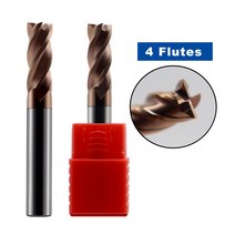 밀링기 GYKKU-카바이드 엔드밀 HRC55 4 플루트 밀링 커터 텅스텐 스틸 1 2 5 6 8 12mm 라우터 비트 CN, 13 5x13x5Dx50L