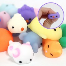 (3개) 클래식 애니멀 말랑이 주물럭 찐득이 끈끈이