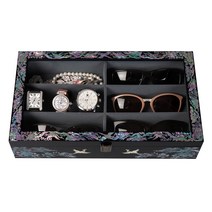나전칠기 선글라스 정리함 케이스 안경 시계 액세서리 장신구 보관함 나전 자개 보석함