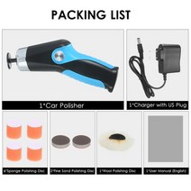 광택기 폴리싱 KKmoon-60W 미니 머신 8500RPM 가변 속도 자동차 폴리셔 전기 스크래치 리무버 수리 도구 연마기, 01 US Plug