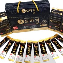 약초인 흑도라지청 스틱 30포 국산 도라지청 농축액 구증구포농축액 100%, 10ml