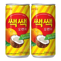 롯데 쌕쌕 오렌지 240ml x 30캔 오렌지주스캔 장수브랜드, 30개