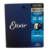 공식수입정품<br>Elixir - POLYWEB Electric Light / 폴리웹 일렉기타 스트링 010-046 (12050)