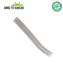 에이엠지티타늄 티탄 티포크2ps 캠핑용품 AMG TITANIUM, 1개, 단품없음