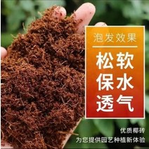 코코넛 벽돌 밑거름 퇴비 토양 꽃 무균 형 야자 식물 야채 탈염 비료 다육 재배, 양질의 무균 저염 영양토양토 1까띠