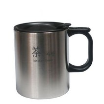 EQP990736 디아코니아 키친플라워 차사랑 스텐 뚜껑 머그잔 360ml 찻잔 물컵 커피잔