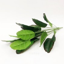 조화 인조 유칼립투스 무늬 몬스테라 알보 대형 인공 바나나 열대 몬스트리아 식물 80cm 18 헤드 코코넛 나무 가지 녹색 플라스틱 나뭇잎 홈 데코레이션, Red
