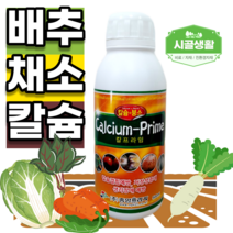 [시골생활 비료] 배추칼슘제 칼슘+붕소 석회 액비 칼프라임 500ml 김장채소 김장배추 칼슘비료 식물 칼슘제 배추칼슘제 영양 붕소 잎마름 복합비료 텃밭