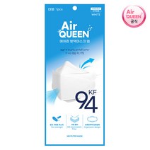 [공식대리점] 에어퀸 KF94 황사 방역 마스크 30매 ~16시 주문까지 오늘 출고, 에어퀸 KF80 황사 소형 30매, 30개, 화이트