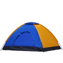 정원꾸미기 싱글 더블 4 인용 레이어 라운드 도어 텐트 캠핑 야외, 03 Two people