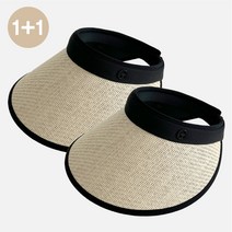동대문모자 여성 여름 라탄 썬캡 2P