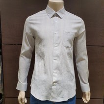 [크로커다일] [남성] 선염 2도 스트라이프 약써커 셔츠 CDAA8YS1406