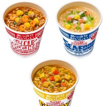 일본 닛신 컵라면 NEW [앗사리 오이시이] 컵누들 오리지널 4개+씨푸드 4개+ 카레 4개/ 총12개, 오리지널4개+씨푸드4개+카레4개