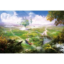1000피스퍼즐 명화퍼즐 3d입체퍼즐 원피스퍼즐 퍼즐10000피스 입체퍼즐 공룡퍼즐, 미색 스카이 시티 1000피스, 단일사이즈
