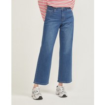 23SS [리오더] [에어로쿨] 라이트네이비 와이드 데님 팬츠 HSPA3BC87N1