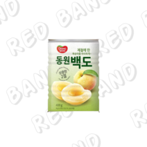 동원 백도 복숭아 통조림, 400g, 5개