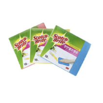3M 스카치브라이트 천연펄프행주 10개입, 분홍., 30개