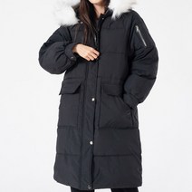 고등학생패딩 직장인 검정 롱패딩 대장 패딩 여성