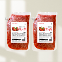 Cafe Fruit 과육이 살아있는 국산딸기청 3KG 우딸, 3kg x 2ea