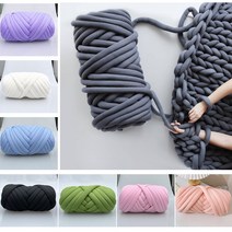 세븐컨셉 자이언트 얀 1kg 털실 DIY 망고실 빅얀 굵은실, M03 다크그레이