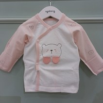 아가방 초특가 세일~ 국내생산 순면 배내저고리 ~소재가 얇아 봄 초여름까지 입기 적당한 두께의 순면 배내저고리 ~ 곰돌이디자인이 귀욤귀욤
