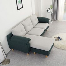 파로마 파로마 오덴 3인용 카우치형 패브릭소파 + 스툴 MZ, 단일옵션