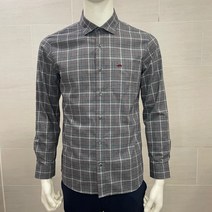 [PAT/피에이티] 중년 남성 봄 가을 간절기 입기 좋은 면 혼방 잔체크 남자 긴팔 셔츠 아빠 할아버지 선물 옷 1G51508