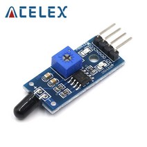 IR 불꽃 감지 센서 모듈 화재 arduino Diy Kit 용 적외선 수신기, 02 4PIN