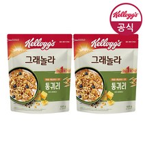 켈로그 그래놀라 시리얼 x2팩 (7가지 옵션), 05.통귀리 그래놀라 500g x2팩