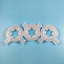 아이스크림 기계 부품 업소용 3 in 1 모델링 뚜껑 37mm 내경 캡 예비 스타 노즐, 없음
