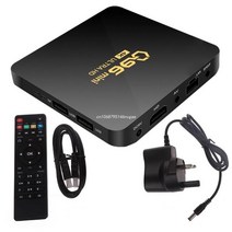 Q96 미니 TV 박스 안드로이드 10 미디어 플레이어 2G 16G 2.4G 와이파이 쿼드 코어 멀티미디어 텔레비전 셋톱, 01 UK Plug