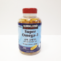 컬크랜드 오메가-3 180정 x 2통 KIRKLAND SIGNATURE OMEGR-3 180 CAPSULE *2, 두개