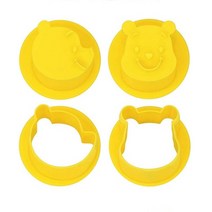 곰돌이 푸우 동물 모양 도시락 만들기 야채 펀치 커터 당근 쿠키 틀 몰드 메이커 세트 표정 어린이 소풍 얼굴 꾸미기 데코 소품