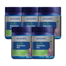 Wagner 와그너 비건 마그네슘 플러스 Vegan Magnesium Plus 60정, 5개