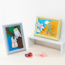 곤충 종이 액자 만들기 봄 여름 가을 민화샵 종이액자