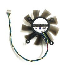 75mm FD8015U12S DC12V 0.5AMP 4PIN 쿨러 팬 GTX 560 GTX550TI HD7850 그래픽 비디오 카드 냉각 팬, 검은 색