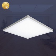 바롬 LED 엣지평판 640*640 50W 주광색 오피스 평판조명, 12개