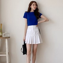 여성 미니 스커트 치마 팬츠 보이튼 포켓 플리츠