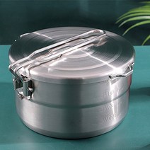 캠핑코펠 접이식 스텐반합 스테인레스 휴대용 냄비 1.5리터