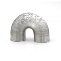 용수철스프링 미니 레인보우 304 스테인레스 스틸 압축 코일 슬링키 스프링 OD 20mm 길이 36mm 매직 금속 장난감 스프링326679, 304 Stainless Steel