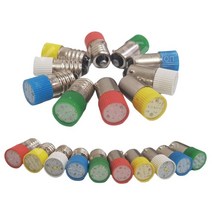 (주)승원전자 LED 꼬마전구 파이롯트램프 6.3V12V24V 교재용 과학교구 판넬표시등 파일럿전구 기동램프, 1개, E10스크류-12V녹색