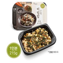 산채비빔밥 간장 고추장 나물비빔밥 야채 냉동 즉석밥 야식 비빔밥, 215g