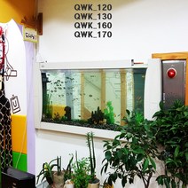 주식회사 퀸즈랜드 벽걸이수족관QWK_B(상급)_디밍RGB(3색변환)LED, 화이트
