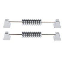 2x 셔플보드 스코어 키퍼 푸즈볼 메탈 주판 스코어 스누커 축구용 당구 스코어보드, 25cm, 금속, 은빛