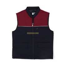 겨울 전자파차폐 방한조끼 패딩 작업조끼 투톤남색color, 1개